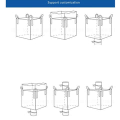 PP Material Chemical Four Hanging Ton Bag Braided Dirt Mud Soft Tray Storage Bag
