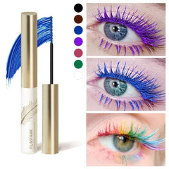 Colorful Mascara Waterproof Fast Dry Eyelashes Curls Extension