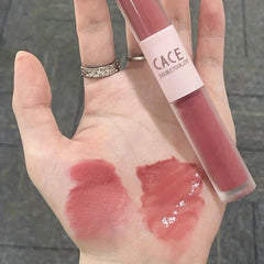Cace Double Lip Glaze Long Lasting Velvet Non Smudge Waterproof Lipstick