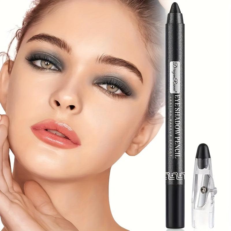 Long Lasting 12 Pearly Eyeshadow Palette with Built in Sharpener
