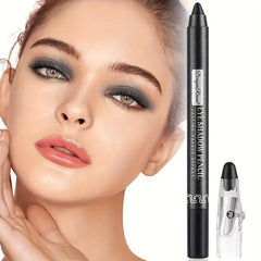 Long Lasting 12 Pearly Eyeshadow Palette with Built in Sharpener