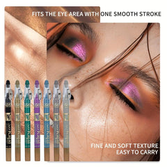 Waterproof Gunmetal Gray Eyeshadow Stick Creamy Metallic Shadow