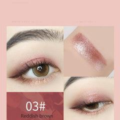 Two Tone Eyeshadow Stick Eye Brightening Pearly & Glitter Earth Tone