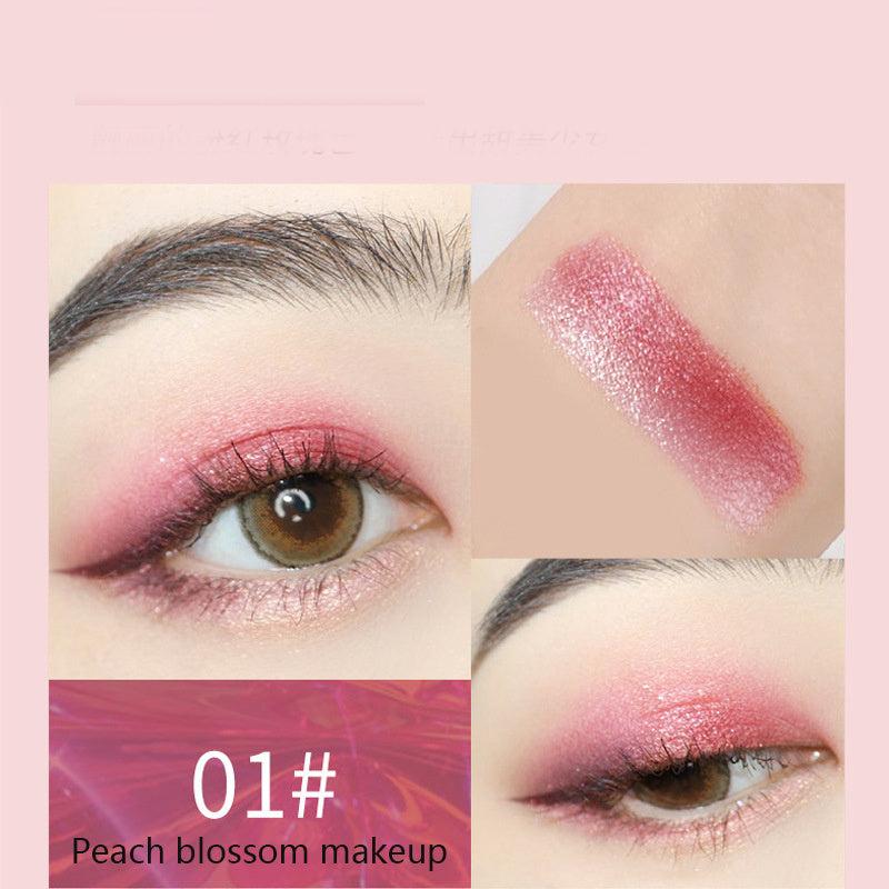 Two Tone Eyeshadow Stick Eye Brightening Pearly & Glitter Earth Tone