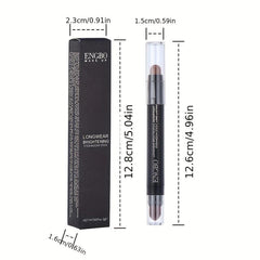 Long Lasting Pearly Matte Eyeshadow Pencil with Brush
