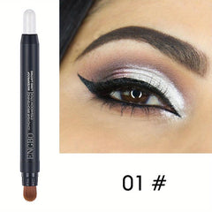 Long Lasting Pearly Matte Eyeshadow Pencil with Brush