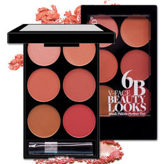 6 Blush Palette for Natural Makeup