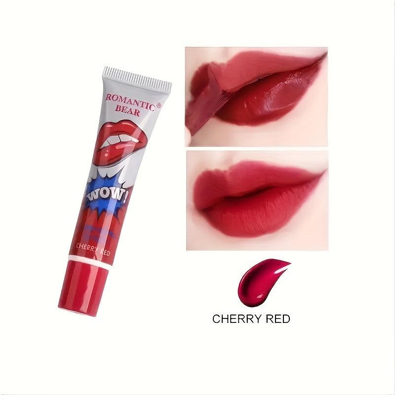 Long Lasting Tear Off Liquid Lipstick Waterproof Lip Gloss - 6 Colors