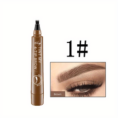 5 Colors Eyebrow Pencil 4 Split Tip Liquid Eyebrow Pen