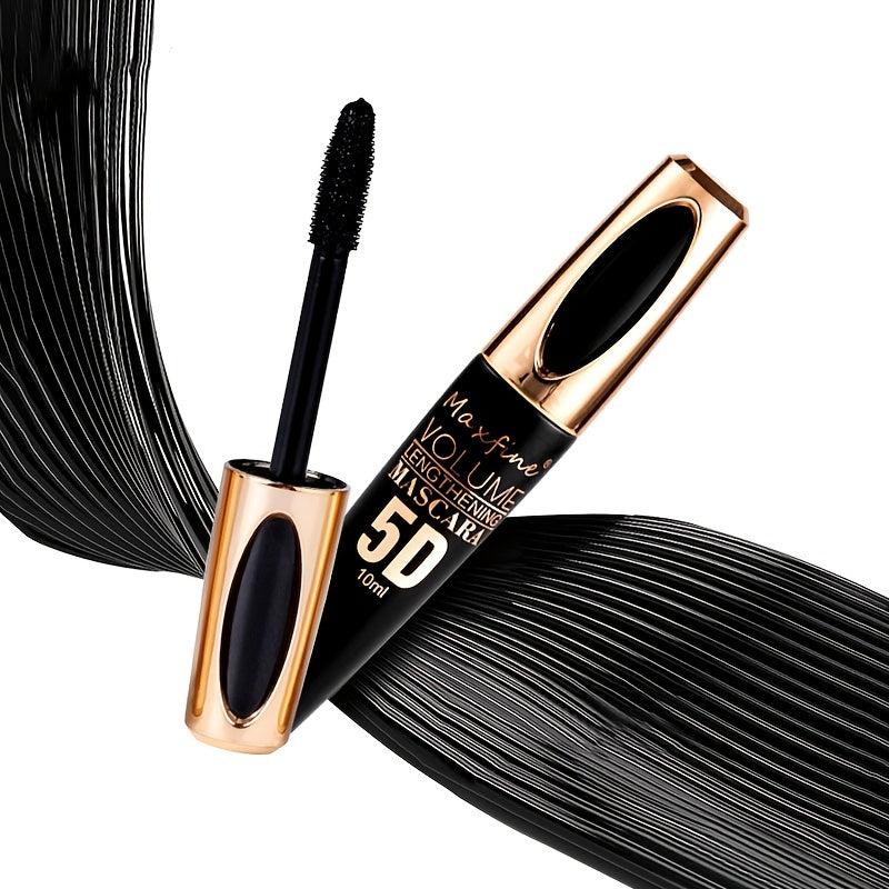 Silk Fiber Mascara Purple Brown Waterproof Slender Primer