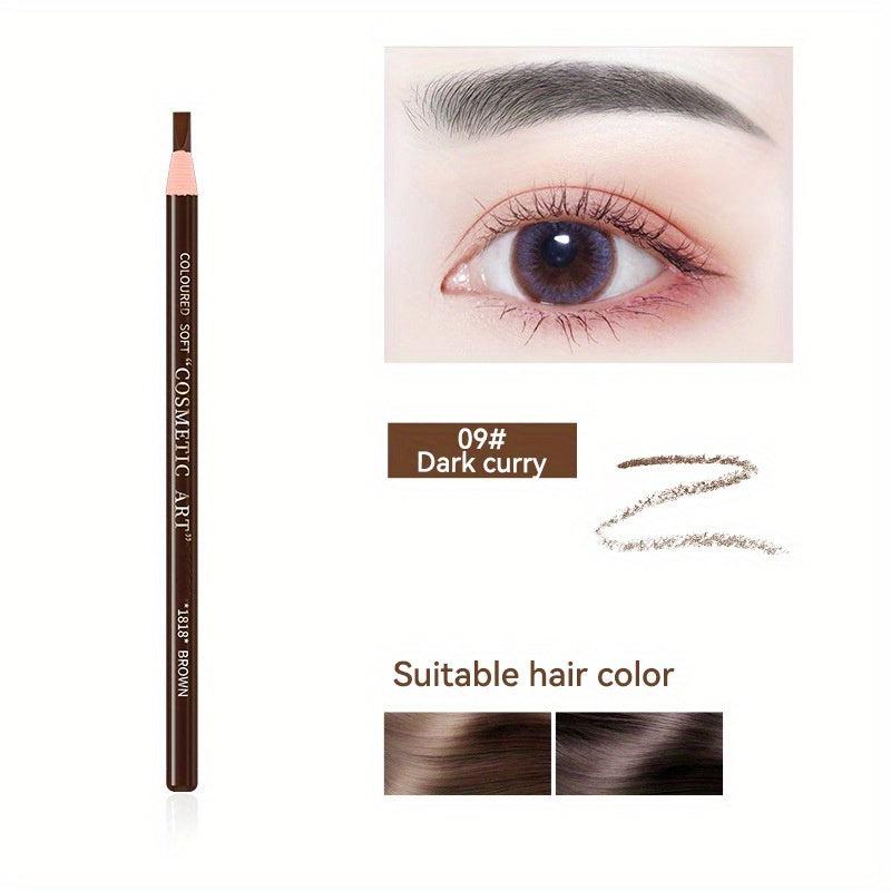 Waterproof Drawstring Eyebrow Pencil - Colorfast Sweat-Proof Makeup Tool