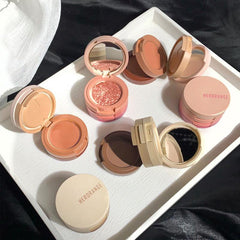 3-Shade Matte Glitter Sequins Eyeshadow Palette Lunch Box