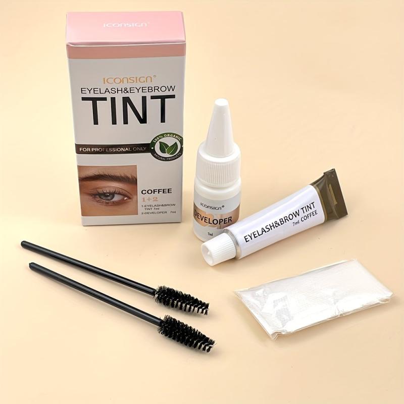 Waterproof Eyebrow Coloring Kit Long Lasting Gel Dye Set