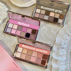 12 Colors Nude Eyeshadow Palette Matte Shimmer High Pigment Smokey Style