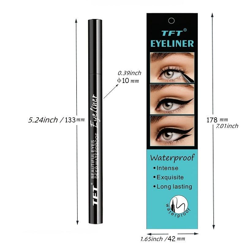 Long Lasting Waterproof Liquid Eyeliner Quick Dry Anti Smudge