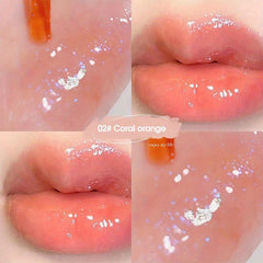 Honey Hydrating Lip Gloss with Glitter for Women - Gift and Lip Protection
