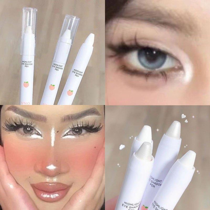 Pearly Eyeshadow Pen Highlighter for Brightening Eyelid Under Crease