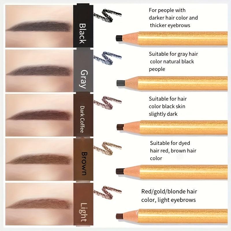 5 Colors Eyebrow Pencil Drawstrings Eyebrow Pen