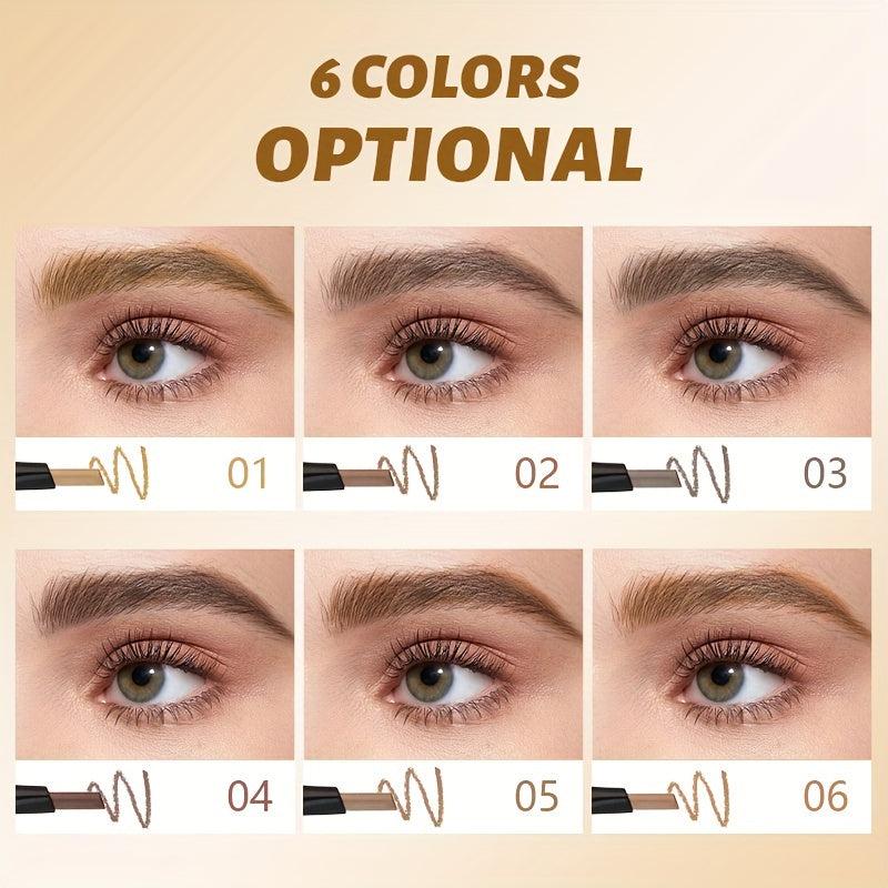 3-In-1 Eyebrow Pencil Natural Sweat-Proof Smudge-Proof Eyebrow Pen
