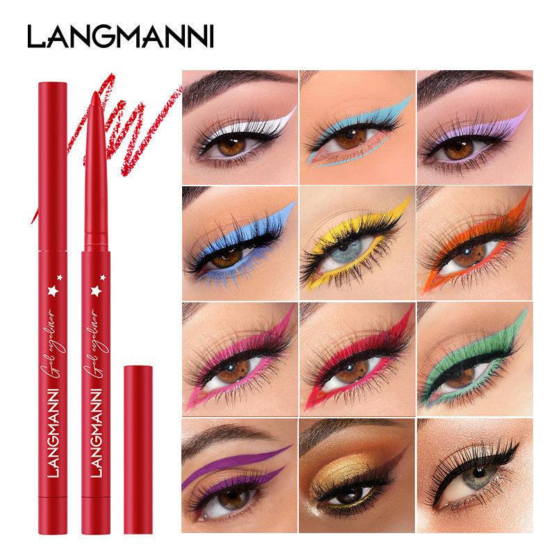 12 Brown Eyeliner Set Long Lasting No Smudge Matte Eyeliner Gift
