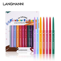 12 Brown Eyeliner Set Long Lasting No Smudge Matte Eyeliner Gift