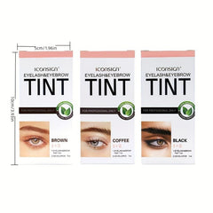 Waterproof Self Dyed Eyebrow Cream Set with Brushes Fast Drying