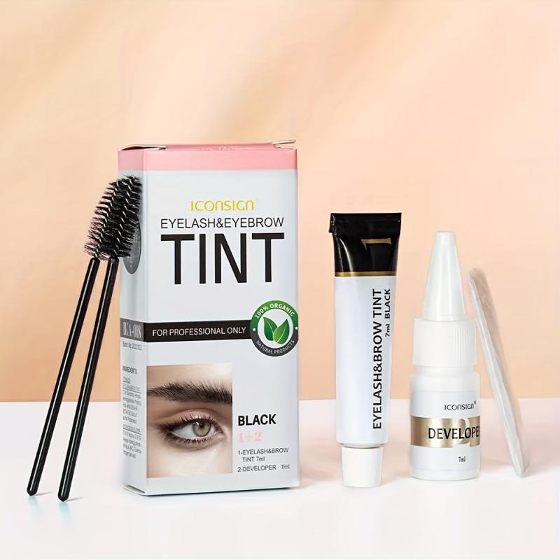 Waterproof Self Dyed Eyebrow Cream Set with Brushes Fast Drying