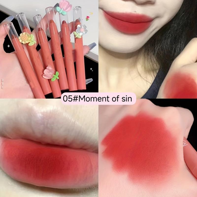 Natural Nude Lip Liner Pen Matte Waterproof Cream Lipstick