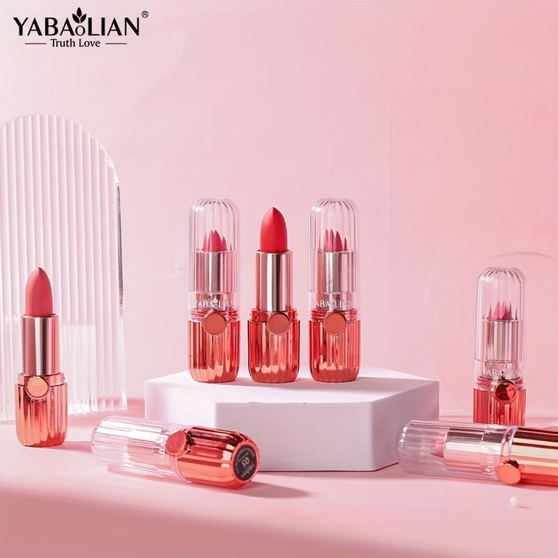 12-Color Long-Lasting Nude Matte Lipstick Set in Classic Red and Brown Shades