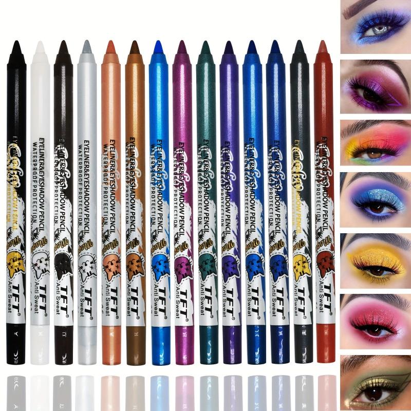 12 Colors Eyeliner Eyeshadow Pen Matte Finish Waterproof