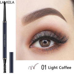 4 Colors Retractable Eyebrow Pencil Dual Ended Stick for Natural Makeup