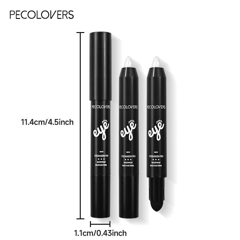 6 Colors Eyeshadow Pencil Stick Waterproof Pearly Shimmer Glitter Eyeshadow