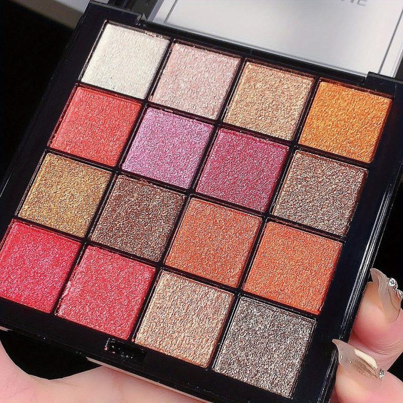 16 Shade Shimmer Eyeshadow Palette Waterproof Makeup Gift Set