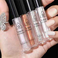 Shimmer Glitter Liquid Eyeshadow Glossy Highlighter Eyeliner Makeup