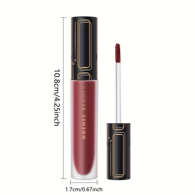 Glitter Matte Lip Stain: Long Lasting Waterproof Liquid Lipstick & Gloss