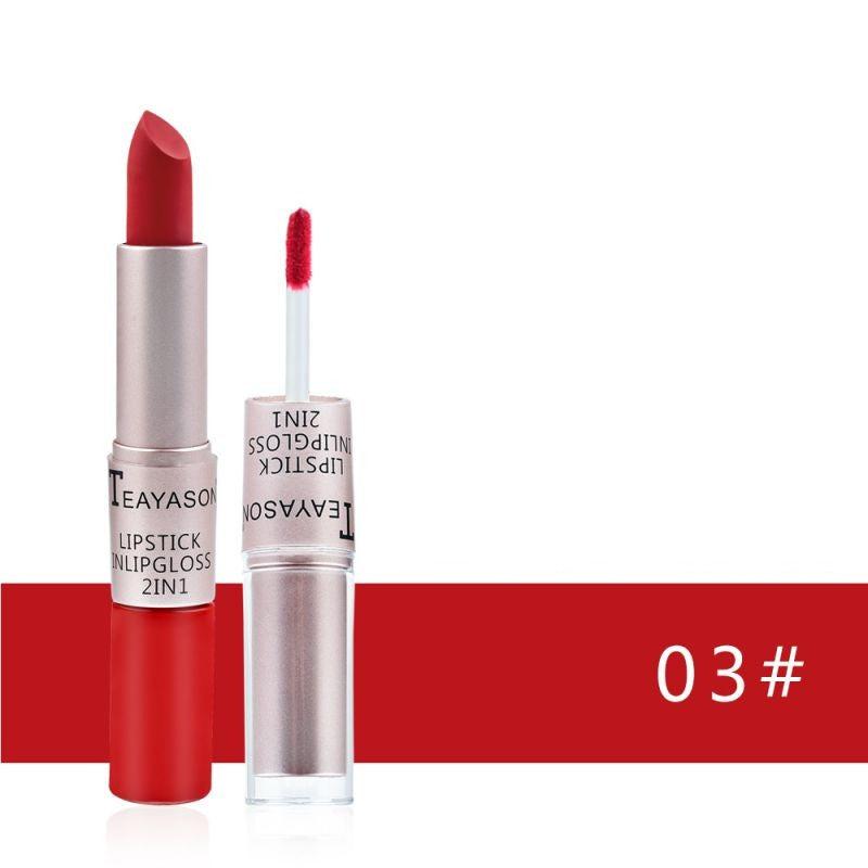Long Lasting Nude Velvet Lipstick Matte Lip Gloss for Women