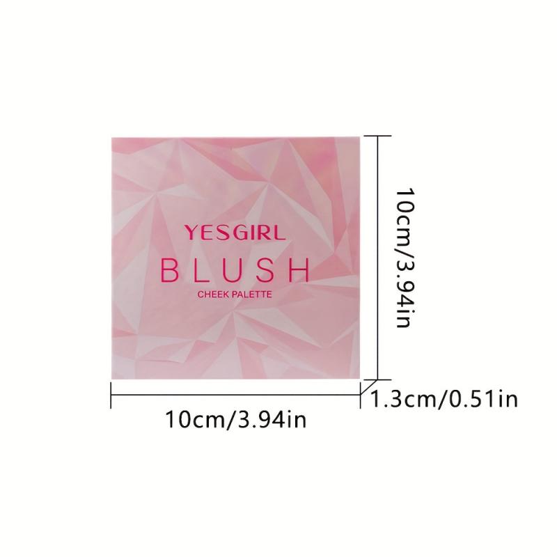Blush Hot Pink Palette Face Makeup Blush Powder Matte 14g