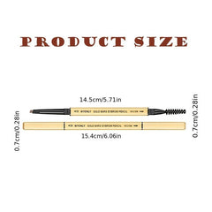 Double Headed Eyebrow Pencil Fine Tip 3D Shaping Eyebrow Pen