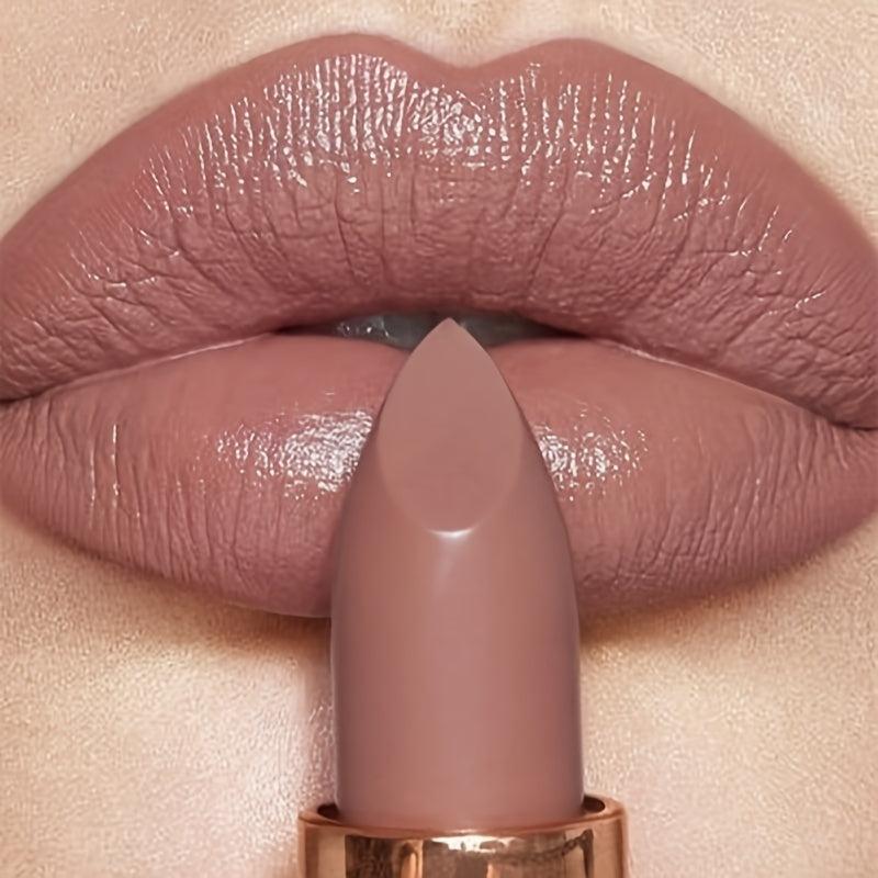 6-color Waterproof Matte Lipstick Set, Nude Red Pink Shades