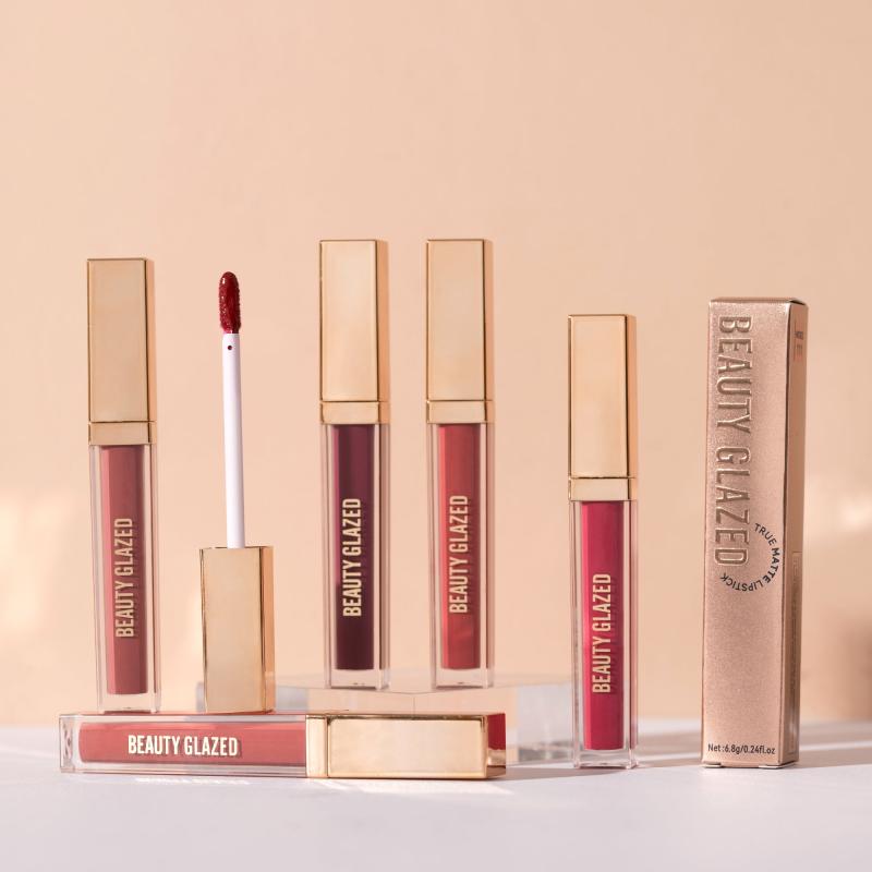 Velvet Matte Golden Tube Lip Gloss