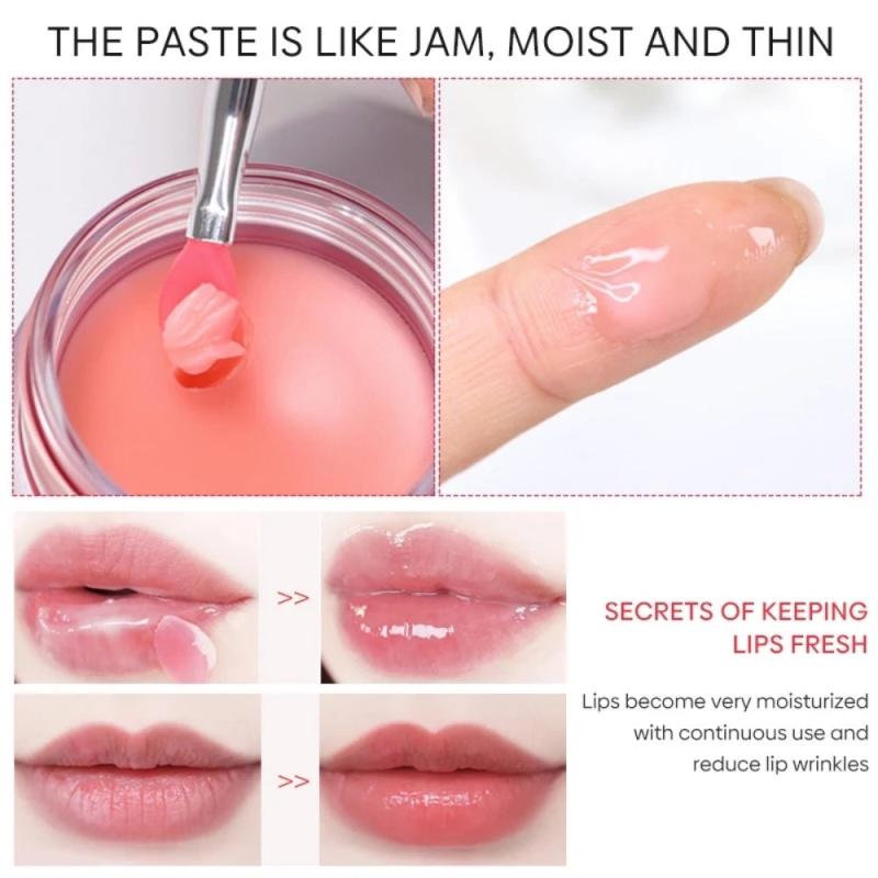 Matte Red Tone Lip Mask Moisturizing Lightweight Primer