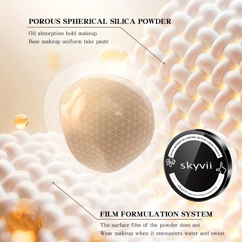 Waterproof Makeup Setting Powder - Controls Shine, Brightens Skin