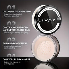 Waterproof Makeup Setting Powder - Controls Shine, Brightens Skin