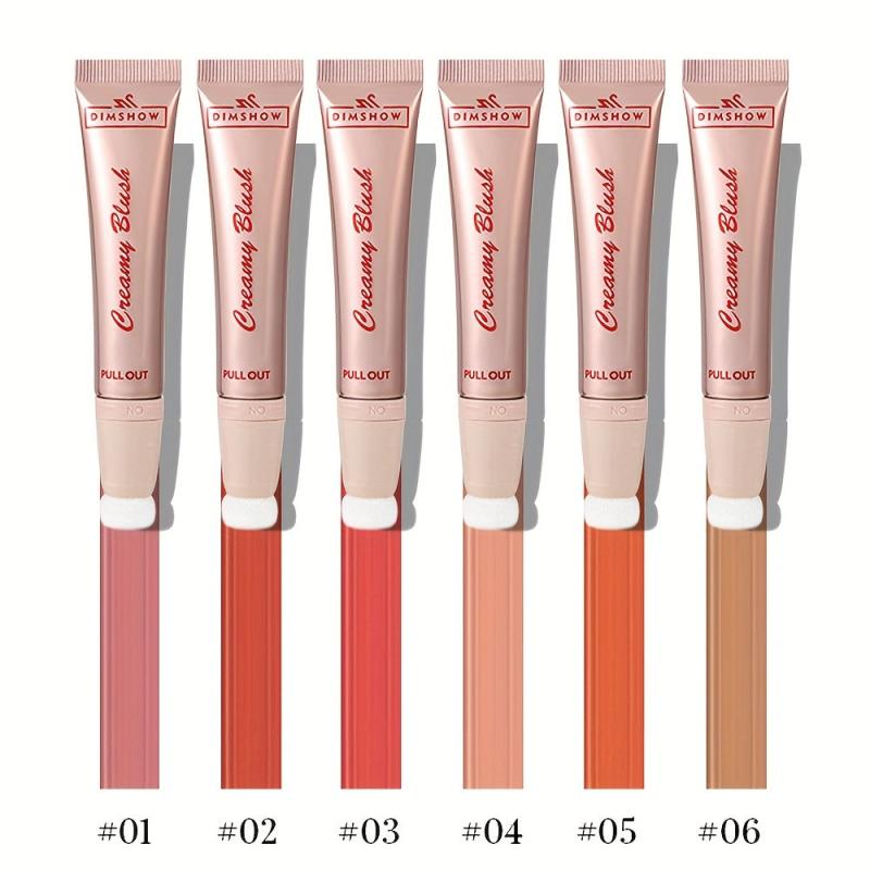 Sponge Tip Liquid Blush Highlighter Matte Rouge Cream