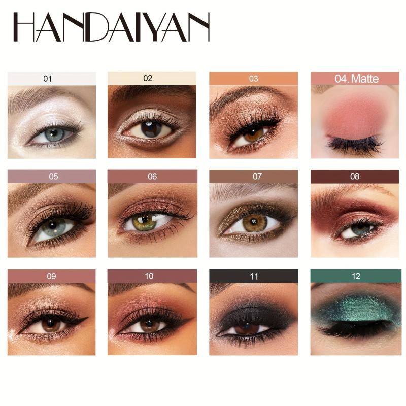 Creamy Matte Eyeshadow Stick Shimmer Pearly Eyeshadow Pencil