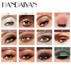 Creamy Matte Eyeshadow Stick Shimmer Pearly Eyeshadow Pencil