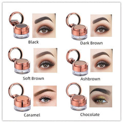 6 Colors Eyebrow Pomade Dual Use Eyebrow Powder Eyebrow Gel Smudge Proof