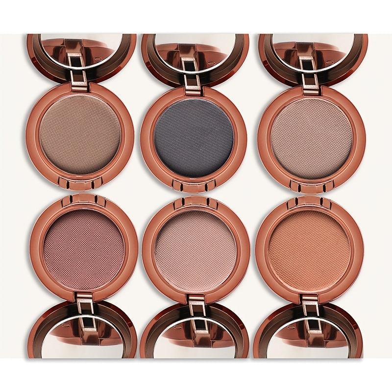 6 Colors Eyebrow Pomade Dual Use Eyebrow Powder Eyebrow Gel Smudge Proof