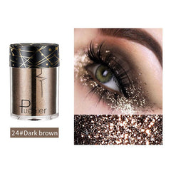Pudaier 16 Colors Glittering Sequins Eye Shadow Powder for Women