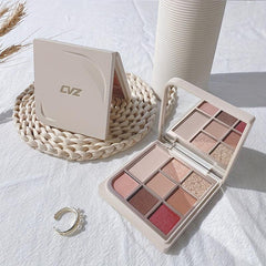 Milk Tea Nude Brown Eyeshadow Palette Matte Pearly Finish